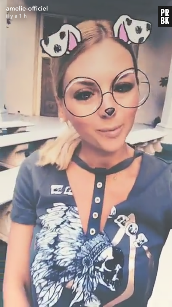 Amélie Neten en direct de Las Vegas sur Snapchat