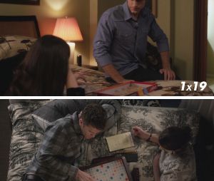 Pretty Little Liars saison 7 : Spencer, Toby et le scrabble