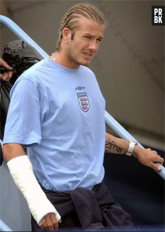 David Beckham avant sa trasformation