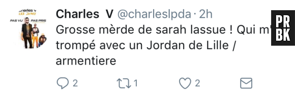 Charles (Les Ch'tis) balance sur son ex Sarah