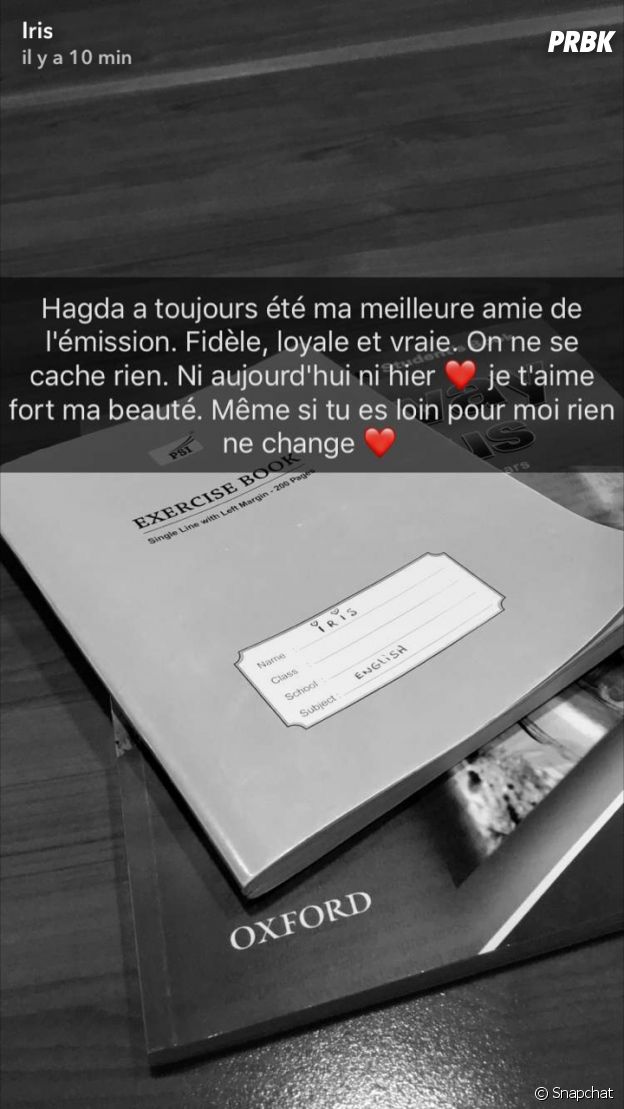 Iris (10 couples parfaits) prend la défense de Hagda