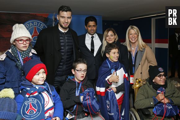 Nasser Al-Khelaïfi à une soirée de charité pour la Fondation PSG