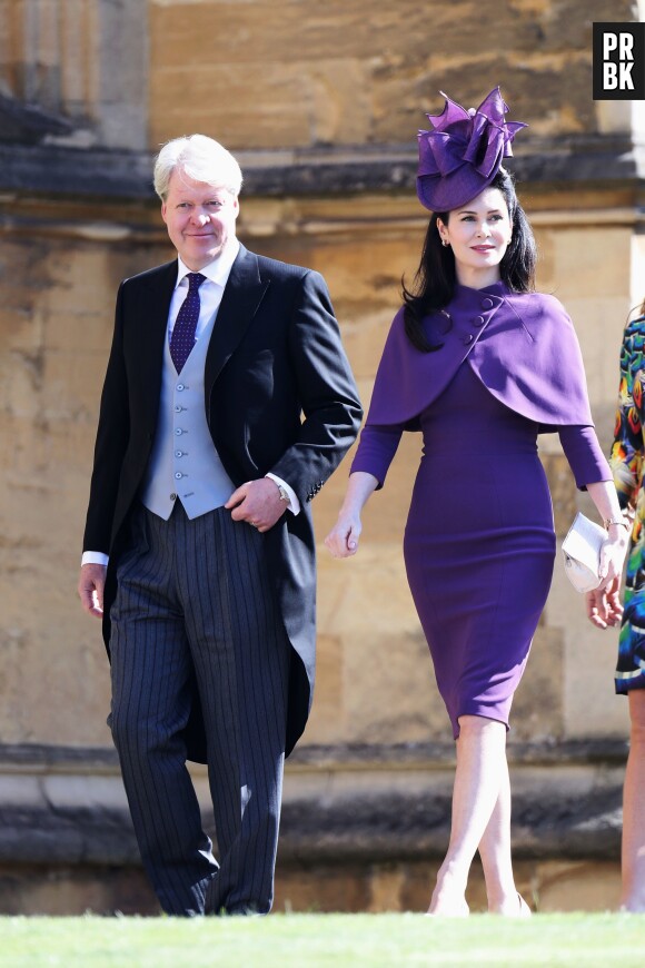 Charles Spencer (frère de Lady Diana) et Karen Spencer au mariage de Meghan Markle et du Prince Harry.