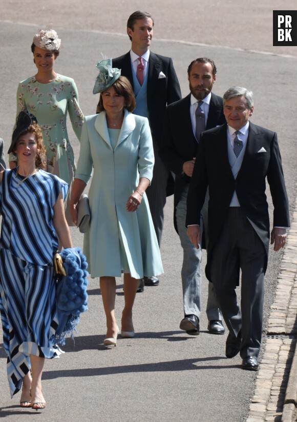 La famille Middleton au mariage de Meghan Markle et du Prince Harry.