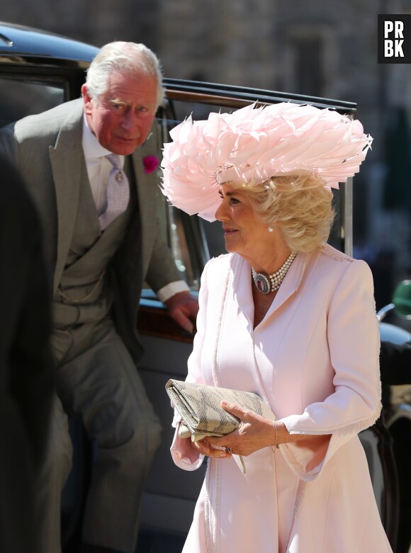 Le Prince Charles et Camilla Parker Bowles au mariage de Meghan Markle et du Prince Harry.