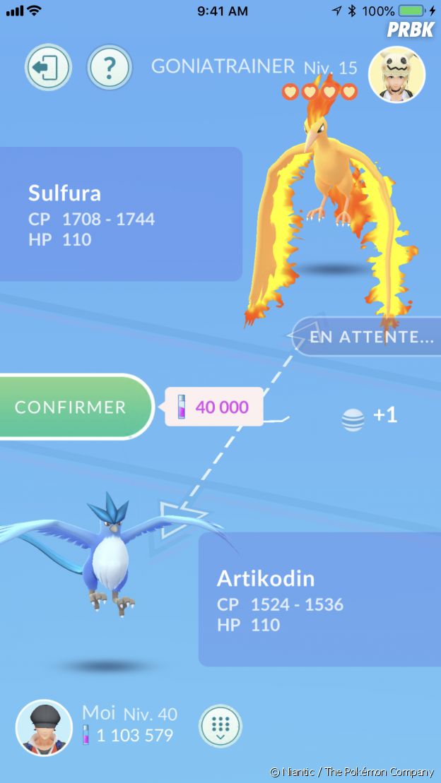 échange entre amis pokemon