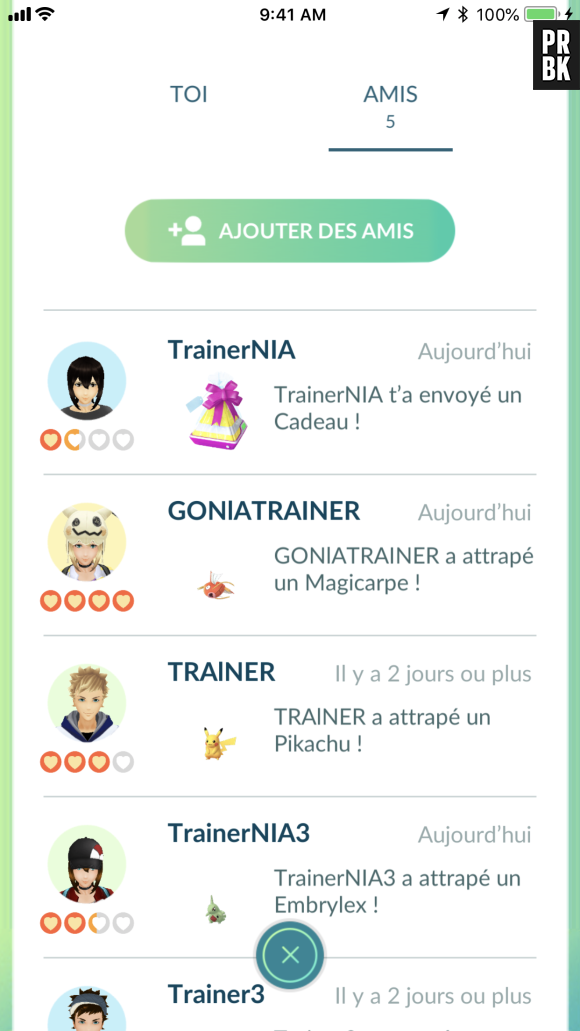 Pokémon GO : les échanges et les amis débarquent enfin