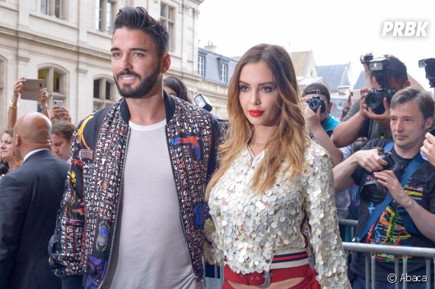 Nabilla Benattia et Thomas Vergara canons à la fashion week parisienne : les amoureux au front row du défilé Jean-Paul Gaultier automne-hiver 2018/2019.