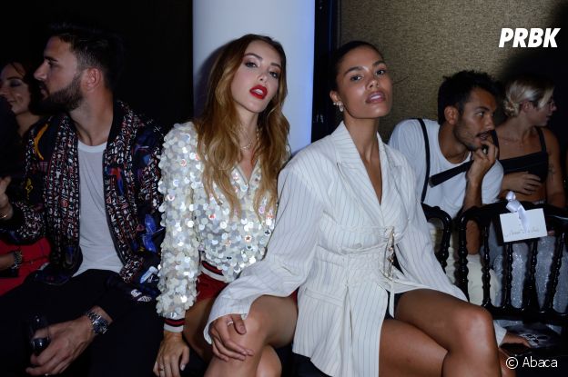 Nabilla Benattia et Thomas Vergara canons à la fashion week parisienne : les amoureux au front row du défilé Jean-Paul Gaultier automne-hiver 2018/2019.