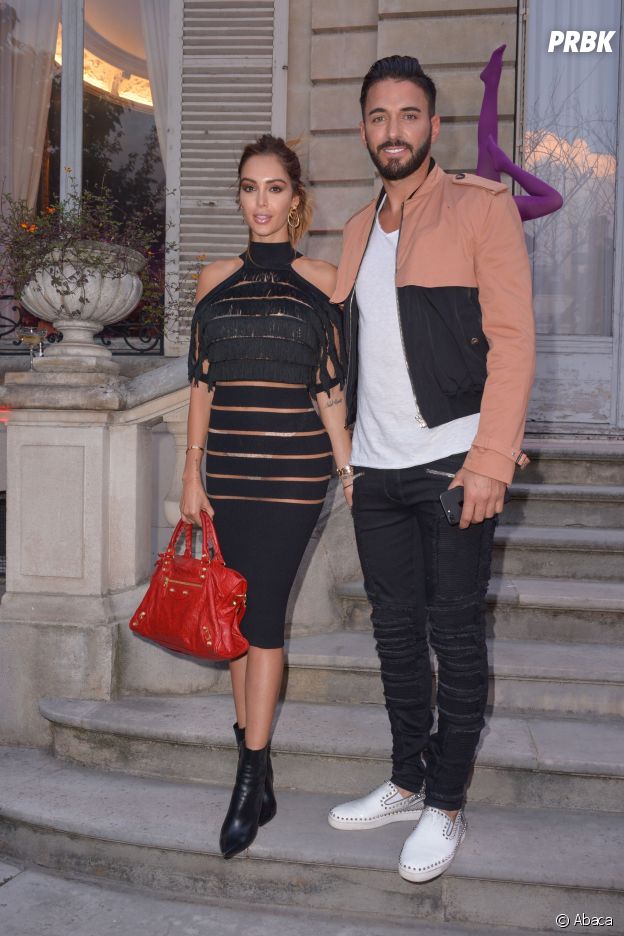 Nabilla Benattia et Thomas Vergara canons à la fashion week parisienne : les amoureux au front row du défilé Jean-Paul Gaultier automne-hiver 2018/2019.
