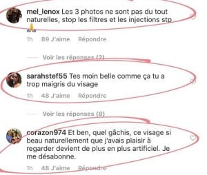 Caroline Receveur répond aux haters sur Instagram