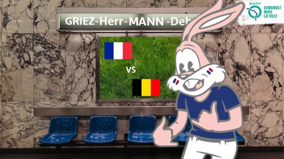 Coupe du Monde 2018 : le métro bruxellois passe l'hymne des Bleus après un défi avec la RATP ?