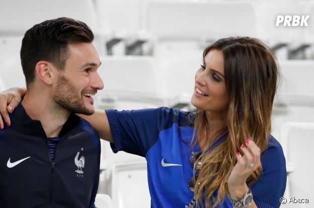Hugo Lloris et sa femme Marine