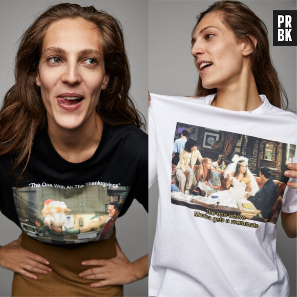 Zara sort deux tee-shirts à l'effigie de la série Friends !
