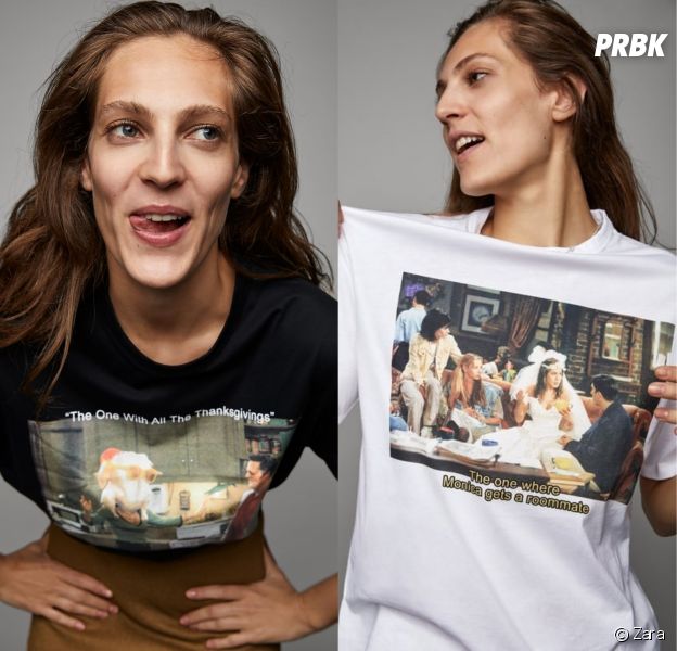 Zara sort deux tee-shirts à l'effigie de la série Friends !