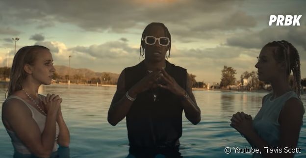 Clip "Stop Trying To Be God" : Travis Scott transforme Kylie Jenner en sainte.