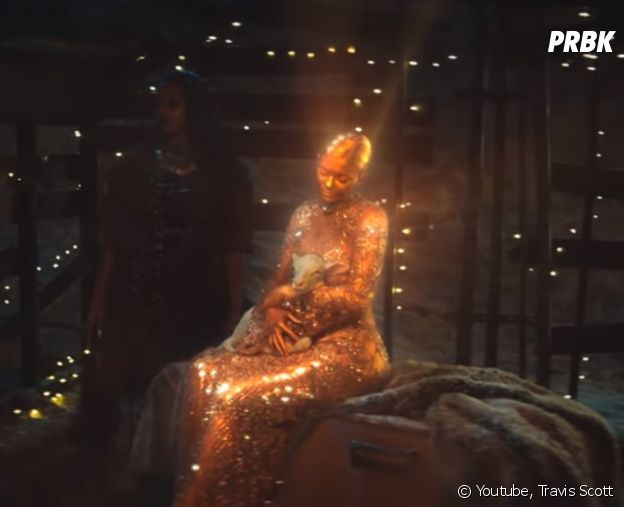 Clip "Stop Trying To Be God" : Travis Scott transforme Kylie Jenner en sainte.