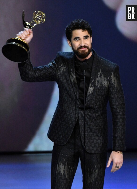 Darren Criss gagnant aux Emmy Awards 2018 le 17 septembre à Los Angeles
