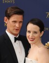 Matt Smith et Claire Foy sur le tapis rouge des Emmy Awards 2018 le 17 septembre à Los Angeles