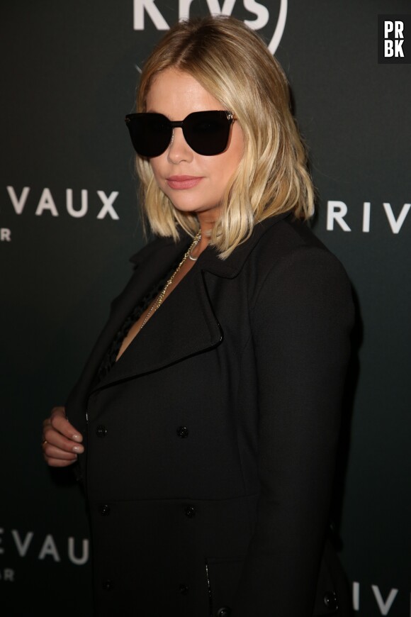 Ashley Benson (Pretty Little Liars), héroïne sexy de la soirée Privé Revaux x Krys au Café de l'Homme à Paris.