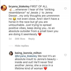 Jenna Dewan comparée à Jessie J : sa réaction sur Instagram