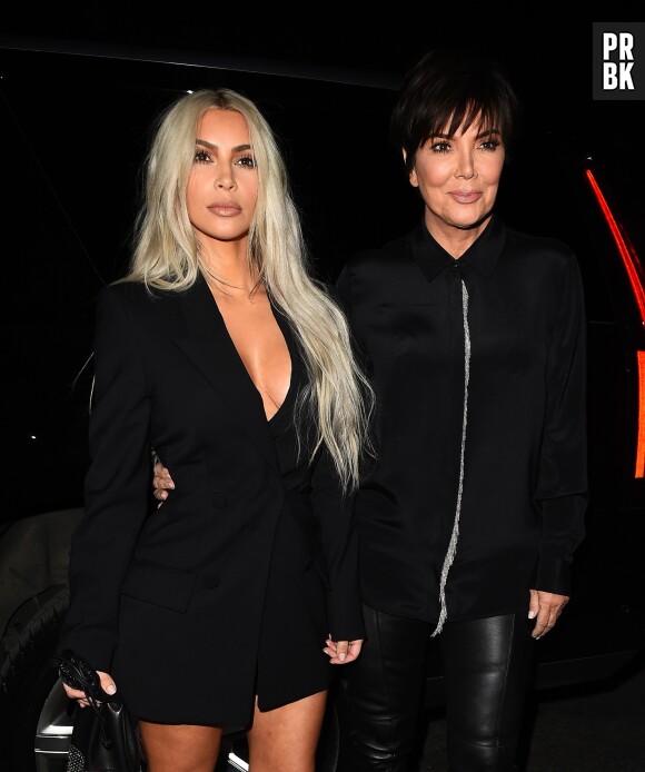 Kim Kardashian et Kris Jenner : la fille et la mère se ressemblent comme des sosies.