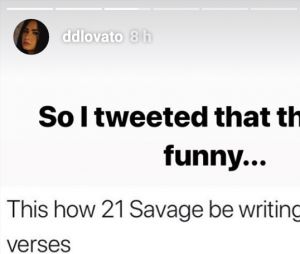 Demi Lovato s'excuse après s'être moquée de 21 Savage