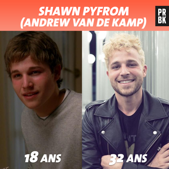 Desperate Housewives : Shawn Pyfrom au début de la série VS aujourd'hui