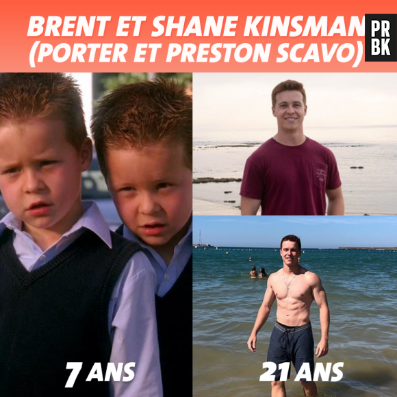 Desperate Housewives : Brent et Shane Kinsman au début de la série VS aujourd'hui