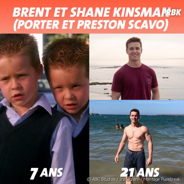 Desperate Housewives : Brent et Shane Kinsman au début de la série VS aujourd'hui