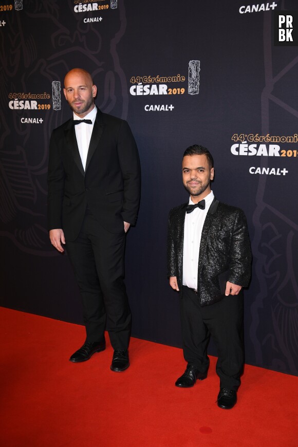 Franck Gastambide et Anouar Toubali sur le tapis rouge des César 2019 le 22 février à Paris