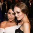 Leila Bekhti et Lily-Rose Depp sur le tapis rouge des César 2019 le 22 février à Paris