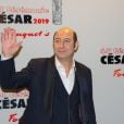 Kad Merad sur le tapis rouge des César 2019 le 22 février à Paris
