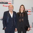 Kad Merad et Julie Vignali sur le tapis rouge des César 2019 le 22 février à Paris