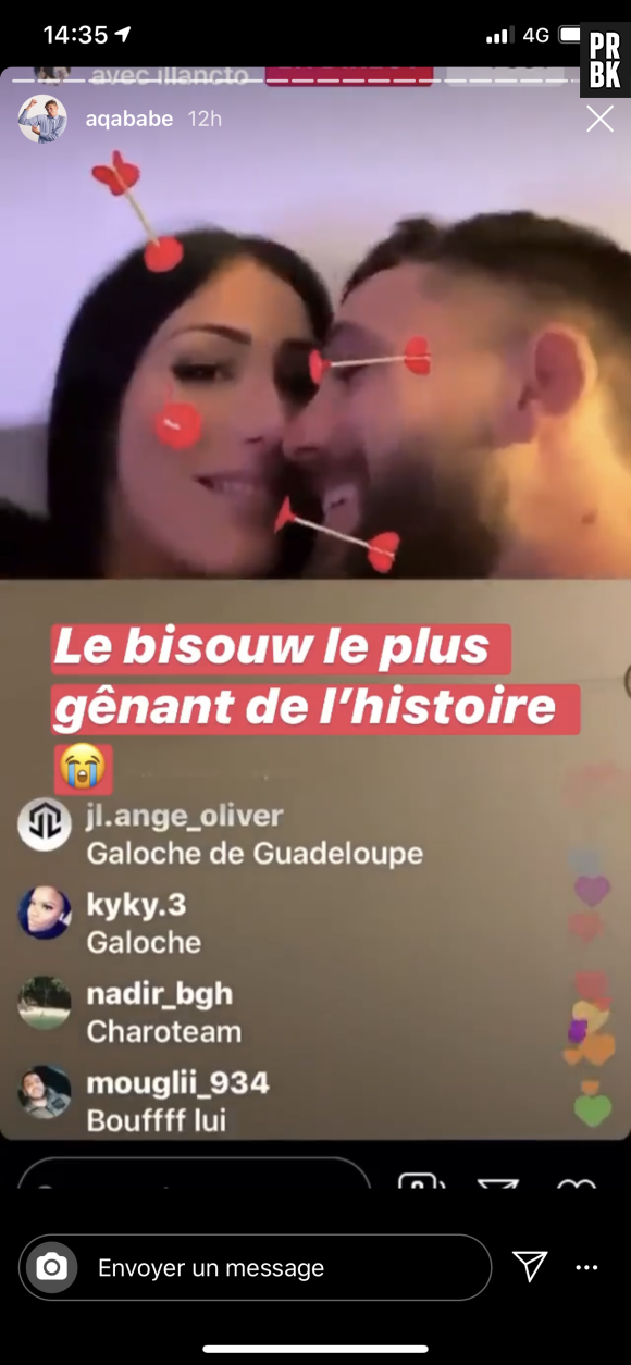 Illan (Les Anges 12) et Leana s'embrassent sur Instagram