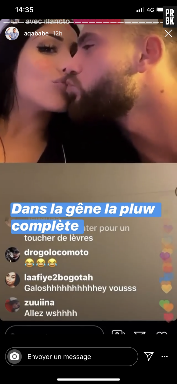Illan (Les Anges 12) et Leana s'embrassent sur Instagram