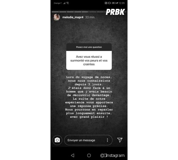 Mélodie (Mariés au premier regard 2020) pas sincère envers Adrien ? Elle répond sur Instagram