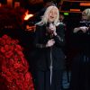 Christina Aguilera rend hommage en chanson à Kobe Bryant et sa fille Gianna le 24 février 2020 au Staples Center de Los Angeles