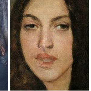 Kim Kardashian version Mona Lisa