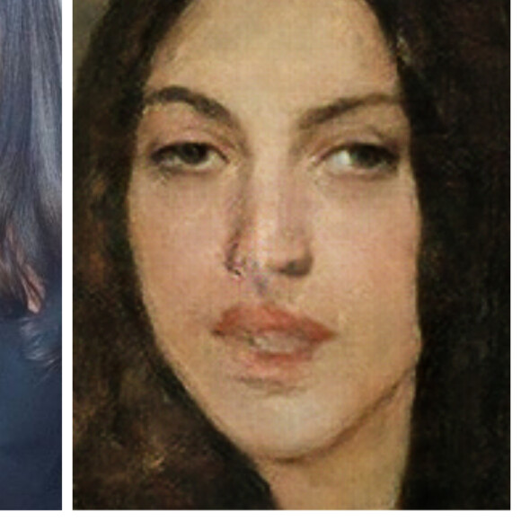 Kim Kardashian version Mona Lisa
