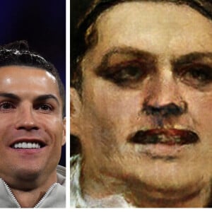 Cristiano Rolando version Mona Lisa