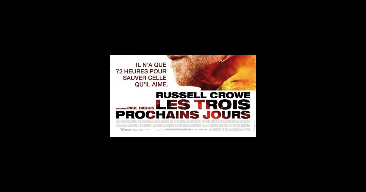 Russell Crowe et Olivia Wilde dans le film Les Trois prochains jours