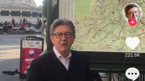 Mélenchon débarque aussi sur Tiktok et reprend Wejdene, malaise total