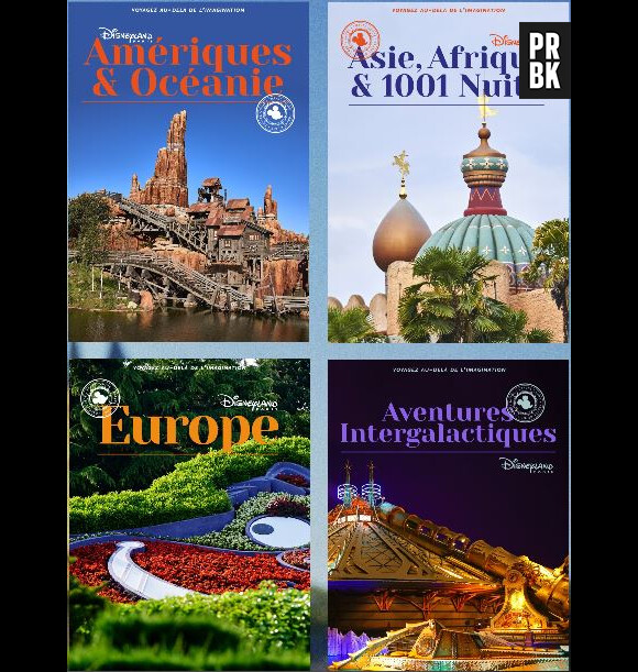 Disneyland Paris : les guides de voyages gratuits Asie, Afrique & 1001 Nuits, Europe, Amériques & Océanie, Aventures Intergalactiques