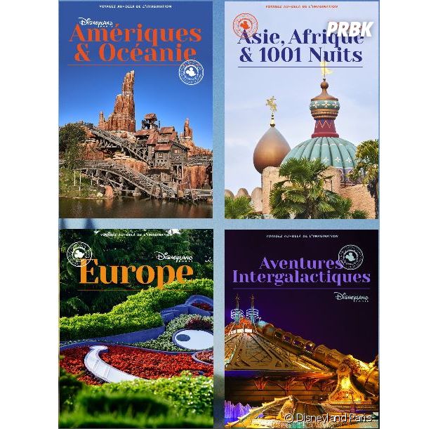 Disneyland Paris : les guides de voyages gratuits Asie, Afrique &amp; 1001 Nuits, Europe, Amériques &amp; Océanie, Aventures Intergalactiques