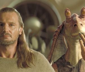 Star Wars : Liam Neeson soutient l'acteur de Jar Jar Binks après les insultes et menaces des fans