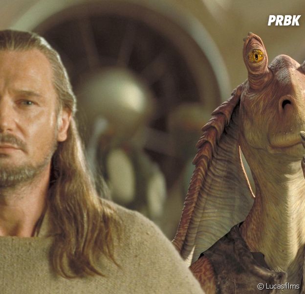 Star Wars : Liam Neeson soutient l'acteur de Jar Jar Binks après les insultes et menaces des fans