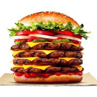 Burger King dévoile son plus gros burger : un Whopper avec 4 steaks... voire 5 si vous avez faim