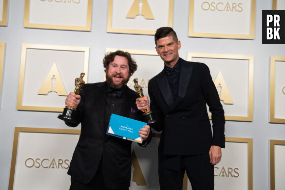 Oscars 2021 : Nomadland, Soul et The Father gagnants, le palmarès complet. Ici, Michael Govier et Will McCormack
