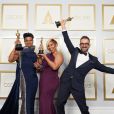 Oscars 2021 : Nomadland, Soul et The Father gagnants, le palmarès complet. Ici,  Jamika Wilson, Sergio Lopez-Rivera et Mia Neal 